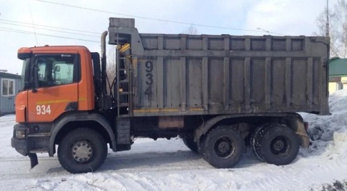 на фото: Продам самосвал Scania Б/У, 2014 г. – Прокопьевск