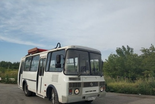 на фото: Автобус ПАЗ 2014 года выпуска - Кемерово