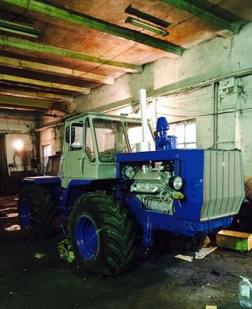 на фото: Трактор Т150К, Самарская область