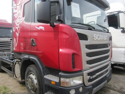 на фото: Продается тягач Scania G420LA 4х2 HNA