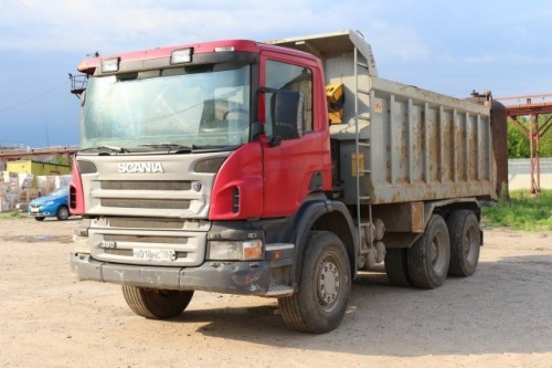 на фото: Хороший грузовик Скания (Нижний Новгород)