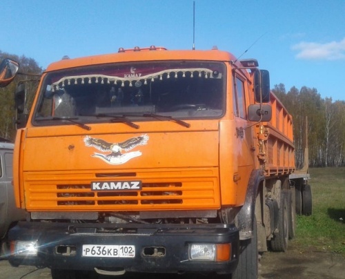 на фото: Продам самосвал Камаз 45143-82 грузовой Б/У, 2013 г. – Уфа