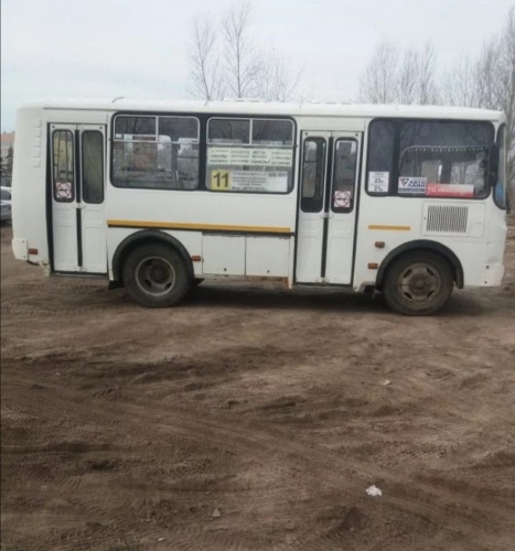 на фото: Автобус ПАЗ б/у, 2015г.- Воронеж